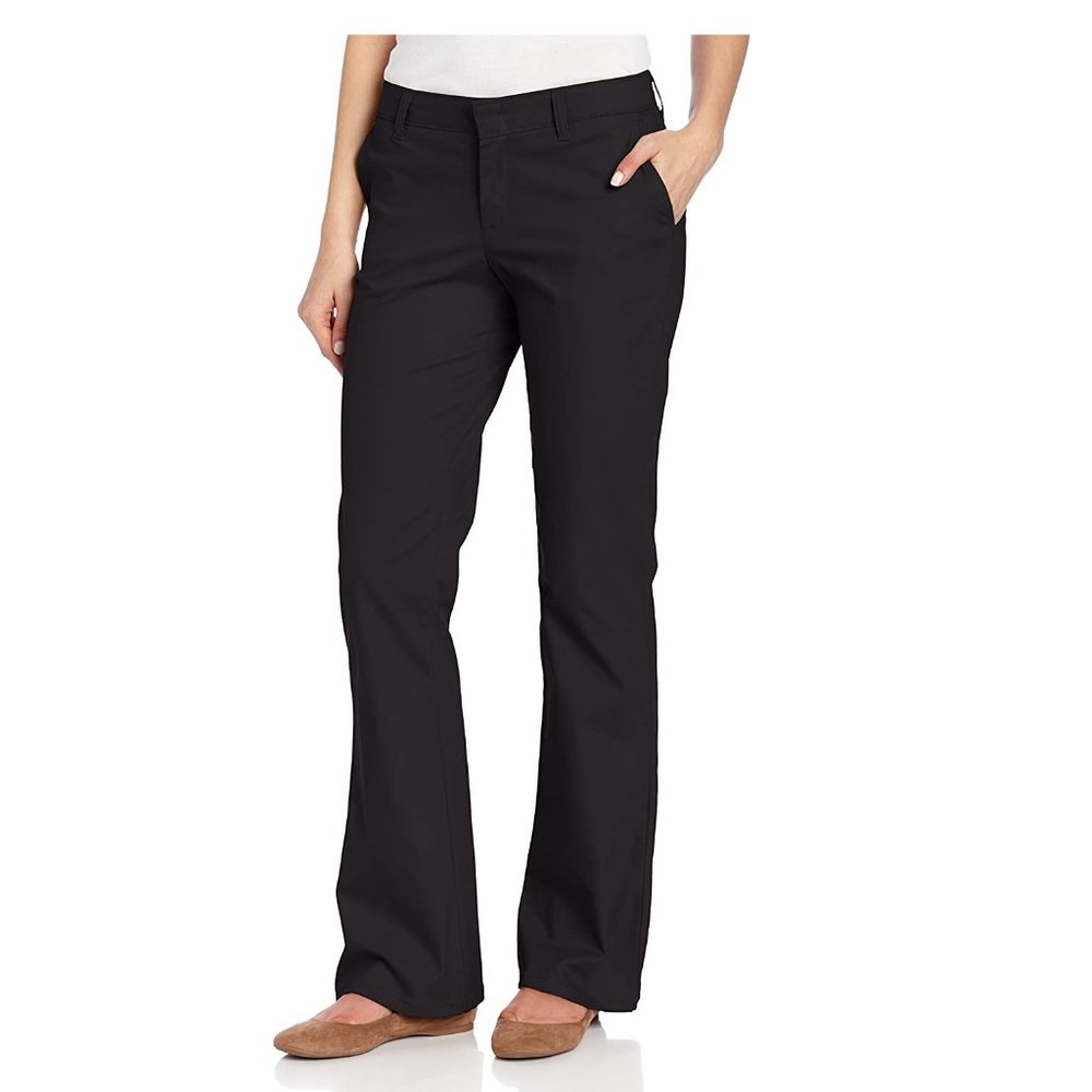 Lands' End Black Boot Cut Pants
